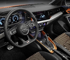 Wnętrze, Kierownica, Fotele, Kokpit, Audi A1 Citycarver