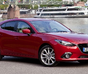 Czerwona, Hatchback, Mazda 3