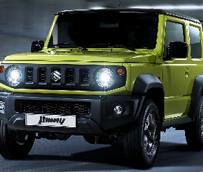 Zielony, Przód, Suzuki Jimny