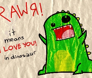 Dinozaur, Miłość, Wyznający