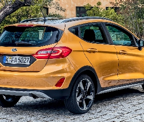 Ford Fiesta, Tył, Pomarańczowy