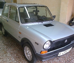 Autobianchi A112, rejestracja, przód, opony, lewy