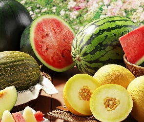 Arbuzy, Melony, Owoce