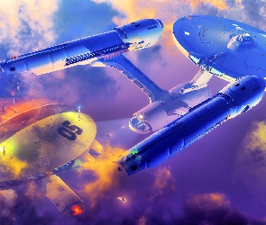 Enterprise, Grafika, Statki kosmiczne