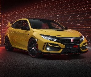 Żółta, 2020, Honda Civic Type-R