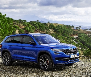 Niebieska, Skoda Kodiak RS