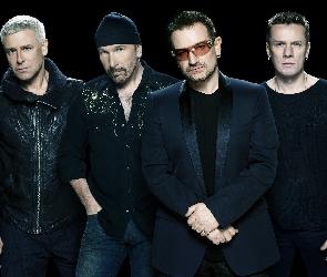 Zespół, U2, Larry Mullen, Adam Clayton, The Edge, Bono, Rock
