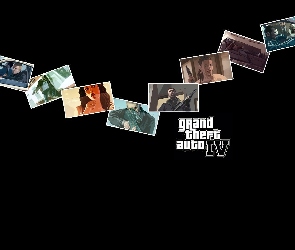 lizak, broń, postacie, Gta 4, kobieta, mężczyzna