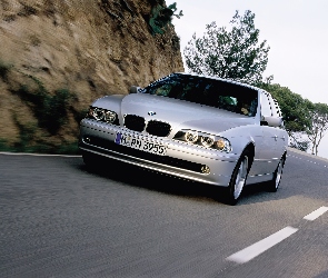 BMW 5, E39, Srebrne