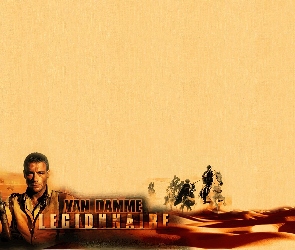 Jean Claude Van Damme, pustynia, broń