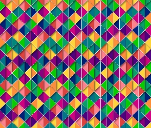 Wzory, Tekstura, Trójkąty, Kolorowe