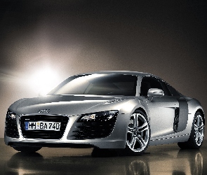 Audi R8, Blask, Srebrne