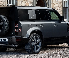 Land Rover Defender 110, Tył, Czarny