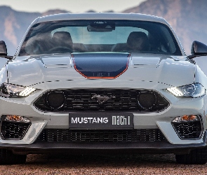 Przód, 2021, Ford Mustang Mach 1