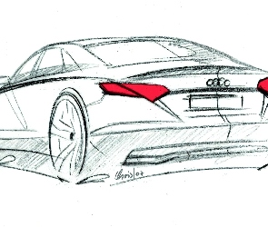 Audi A7, Szkic