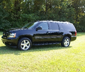 Szyby, Przyciemnione, Czarny, Chevrolet Suburban