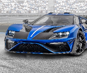 2021, Niebiesko-czarny, Ford GT, Le Mansory