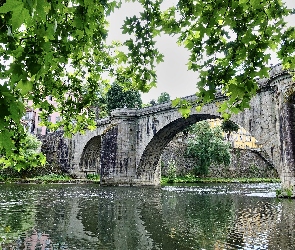 Portugalia, Amarante, Ponte Sao Goncalo, Most, Rzeka, Tamega