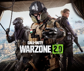 Plakat, Desant, Call of Duty Warzone 2, Gra, Samolot, Żołnierze