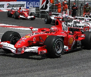 bolid, ferrari, Formuła 1