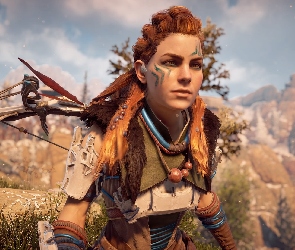 Horizon Zero Dawn, Gra, Aloy, Zbliżenie