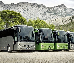 Góry, Mercedes-Benz Tourismo, Cztery, Autobusy