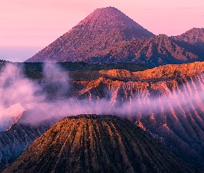 Dym, Bromo, Indonezja, Wulkan