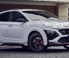 Biały, Hyundai Kona N