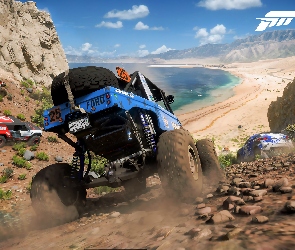 Forza Horizon 5, Plaża, Wyścig, Ford Truck, Gra