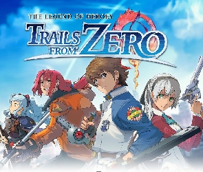 Plakat, Postacie, Gra, The Legend of Heroes Trails from Zero