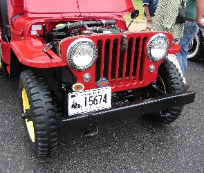 Willys, lampy przednie