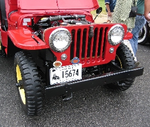 lampy przednie, Willys