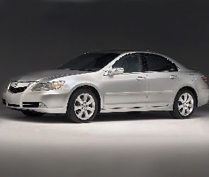 Acura RL, Sedan, Srebrna