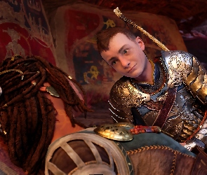 Zbroja, Atreus, God of War Ragnarok, Łuk, Freya, Gra, Postacie