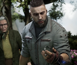Postacie, Okulary, Atomic Heart, Chustka, Mężczyzna, Kobieta, Broda, Żakiet