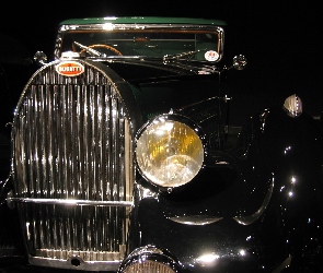 światła , przód, Bugatti