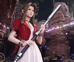 Final Fantasy VII Remake Intergrade, Gra, Postać, Aeris Gainsborough