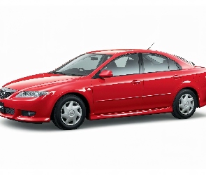 czerwona, Mazda 6