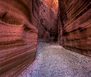Stany Zjednoczone, Utah, Wąwóz, Skały, Kanion, Buckskin Gulch