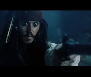 Piraci Z Karaibów, Johnny Depp, pistolet