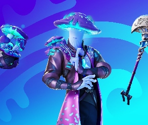 Fortnite, Grzyb, Madcap, Postać, Gra