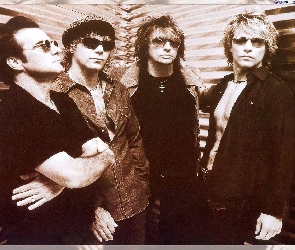 Bon Jovi, okulary, zespół