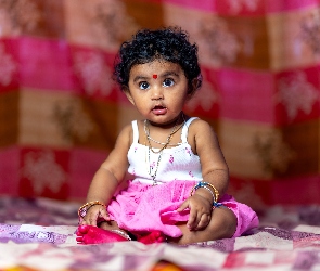 Bransoletki, Hinduska, Dziecko, Dziewczynka