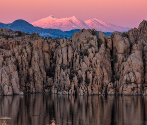 Rzeka, Skały, Arizona, Stany Zjednoczone, Flagstaff, Góry