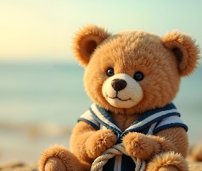 Pluszowy, Ubranko, Miś