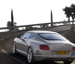 Tył, Wydechowe, Rury, Bentley Continental GT