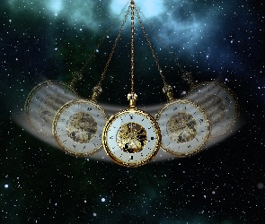 Wiszący, 2D, Wahadłowy, Ruch, Zegarek