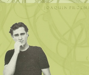 czarna koszulka, Joaquin Phoenix
