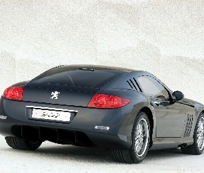 Czarny Peugeot 907