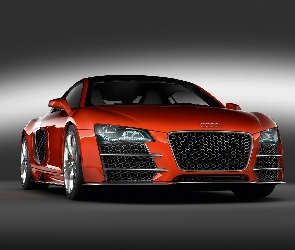 Audi R8, Grill, Pomarańczowe